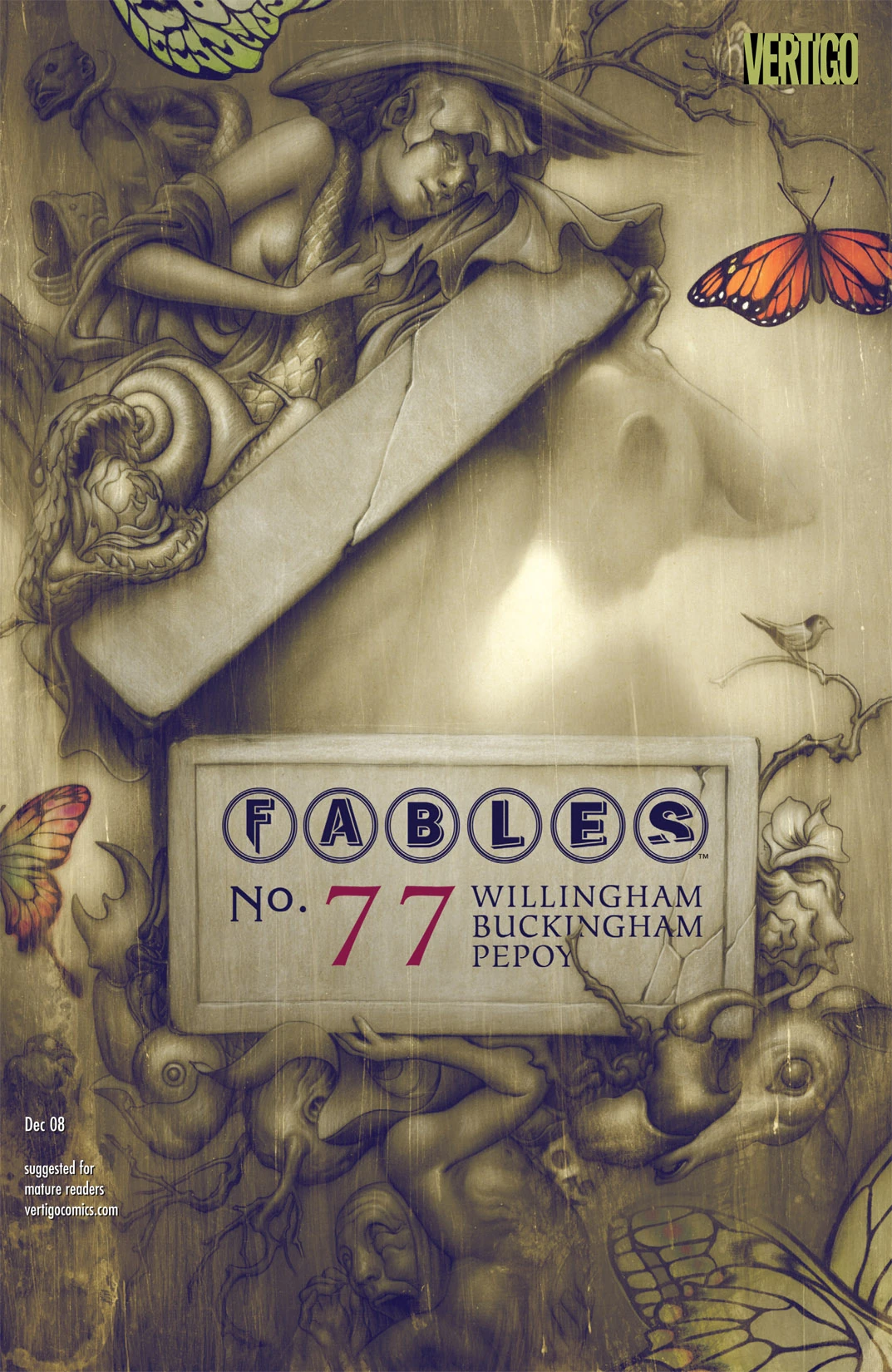 Fables #77 (DC, 2008 — Cover A) cover